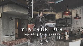 Vintage 90s  capcut filter preset [upl. by Agace]