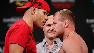 Bellator 120 WeighIns Tito Ortiz vs Alexander Shlemenko [upl. by Jonati]