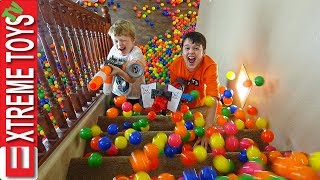 Sneak Attack Squad Training Part 3 Nerf Battle with Ethans Mystery Box [upl. by Prescott]