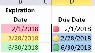 Excel Essentials  Level UP  Conditional Formatting for Due Dates and Expiration Dates [upl. by Rockwell579]