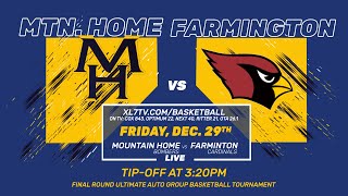 Mountain Home Bombers vs Farmington Cardinals Basketball [upl. by Amar]