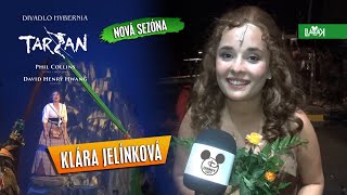 Klára Jelínková 🧡🌿 Muzikál TARZAN  Rozhovor nové sezóny  Divadlo Hybernia  září 2020 Czech [upl. by Dame123]