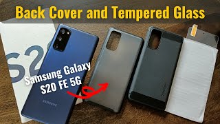 Samsung Galaxy S20 FE 5G Back Covers and Tempered Glass Screen Protector Accessories [upl. by Ot505]