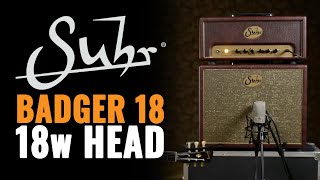 Suhr Badger 18 Tube Amp Head  CME Gear Demo  Joel Bauman [upl. by Neved]