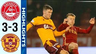 Aberdeen vs Motherwell 33 All Goals amp Highlights  Scottish Premiership 2024 [upl. by Garihc458]