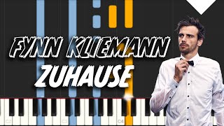 Zuhause  Fynn Kliemann Piano Tutorial [upl. by Ahsiral]