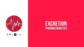 Excretion  The Pharmacokinetics Series [upl. by Alburg]