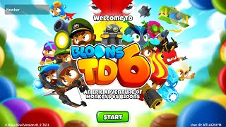 Black Border Bloons TD6 No Commentary Encrypted Hard Chimps [upl. by Joyan943]