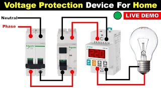 Over And under voltage Protection Device  VMR  Tense GKE40  ElectricalTechnician [upl. by Gleda]