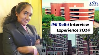 How was my MBA Interview  IMI Delhi MBA Interview Experience 2024  By Shifa [upl. by Ola]