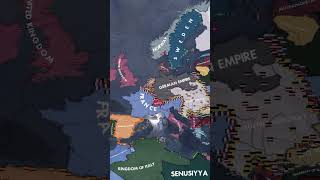 So i left an AHISTORICAL WW1 RUNNING heres what happened  HOI4 AHISTORICAL TIMELAPSE shorts [upl. by Nylessej]