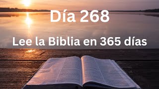 Día 268 Plan de lectura de la Biblia en 365 días [upl. by Otipaga354]