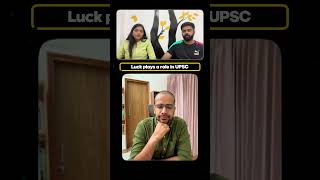 Luck plays a role in UPSC [upl. by Kcir]