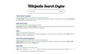 Reactjs Tutorial  Wikipedia Search API  Wikipedia Search Engine  Freecodecamp Coding Challenge [upl. by Hallutama935]