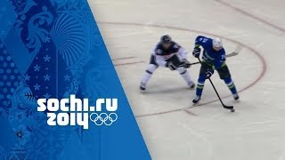 Ice Hockey  Mens Group A  Slovakia v Slovenia  Sochi 2014 Winter Olympics [upl. by Reddin]