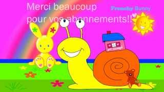 Petit escargot  chanson et comptine enfant  Frenchy Bunny [upl. by Cilegna]