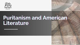 Puritanism and American Literature I UGC NET [upl. by Enirak302]