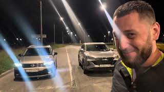 Заруба Tiguan 20 st2 320hp VS мой Haval F7x 20 st1 225hp [upl. by Jabin]