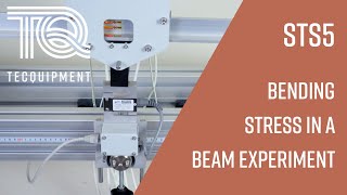 Bending Stress in a Beam Experiment STS5  Next Generation Structures  TecQuipment [upl. by Jenni]