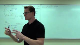 Calculus 1 Lecture 37 Optimization MaxMin Application Problems [upl. by Adnek]