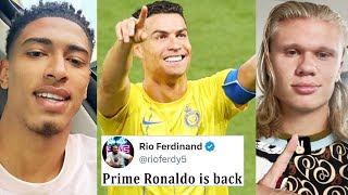 Famous Reaction On Ronaldo 2 Puskas Worthy Goal amp Assist  Al Nassr vs Al Duhail 43 Reaction [upl. by Hendry]