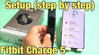 Fitbit Charge 5 How to Setup step by step for Beginners [upl. by Berl774]