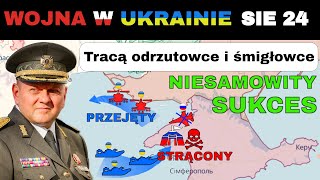 24 SIE Niesamowita Operacja Morska SZEF WAGNERA MARTWY Rosyjski Śmigłowiec Przejęty  Wojna w Ukr [upl. by Bruner]