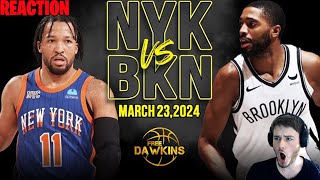 New York Knicks vs Brooklyn Nets Full Game Highlights Reaction [upl. by Naggem903]