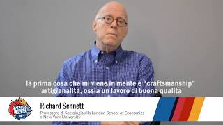 Spazio Lavoro  Cosa le fa venire in mente la parola quotlavoroquot  Richard Sennett [upl. by Enetsirhc]