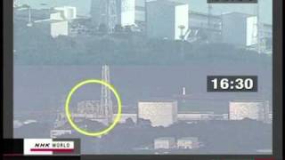 Japon explosion à la centrale nucléaire de Fukushima N°1 [upl. by Ahtibbat422]