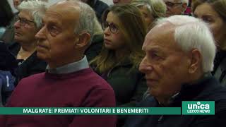 Malgrate premiati volontari e benemeriti [upl. by Naitsihc329]