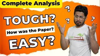 CSIR NET life science December 2023 exam analysis  paper easy or tough [upl. by Nylahs]