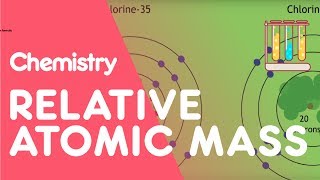 How To Calculate Relative Atomic Mass  Chemical Calculations  Chemistry  FuseSchool [upl. by Ahsaelat329]