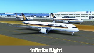 infinite flight Changi to Kula lampur  Singapore airlines  Airbus a350 [upl. by Marlin]