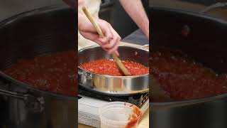 The EASIEST homemade marinara sauce recipe [upl. by Arrahs]