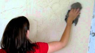 Tissue Paper Faux Finishing Walls in North Scottsdale by Homework Remodels [upl. by Babbie]