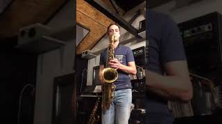 bugle call  reveille on tenor sax [upl. by Petes]