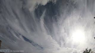 Daytime Sky Time Lapse 9th October 2024 [upl. by Coates]