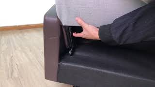 Recliner sofa disassemble video [upl. by Lenrad]