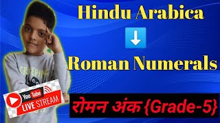 Shubhank is live  How to convert HinduArabic to Roman numerals hinduarabic romannumber trick [upl. by Harmaning]