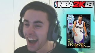 STOJAKOVIC EN FEU MAIS PAS SHAQ  😆  NBA 2K18 Mon Équipe [upl. by Boigie932]