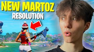 How To Get FaZe Martoz NEW Stretched Resolution in Fortnite Best Stretched Resolution Season 4 [upl. by Enitsud]