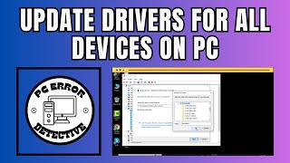 How to Update Drivers for All Devices on PC [upl. by Ynamad]