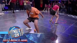 Tira Banana  Minute To Win It  Last Tandem Standing [upl. by Stubbs]