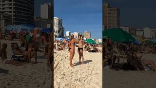 Ipanema beach Rio de Janeiro Brazil 🌴 shorts shortvideo shortsfeed riodejaneiro brazilian [upl. by Rossen]