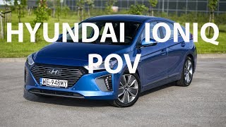 2017 Hyundai IONIQ hybrid DCT  POV test and drive  0100 acceleration  GoPro 5 [upl. by Accebar]