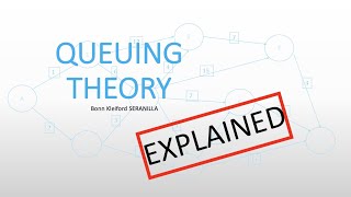 Queuing Theory Tutorial  QueuesLines Characteristics Kendall Notation MM1 Queues [upl. by Enidan901]