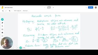 Matte 3C Rationella uttryck förlängning och förkortning [upl. by Jaeger336]