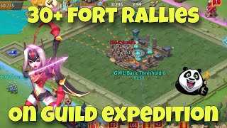 Lords Mobile  Blocking SGK on guild expedition Difference between emperor and baron accounts [upl. by Brufsky]