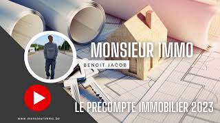 Le précompte immobilier en 2023 expliqué par Monsieur Immo  Immobilier en Belgique [upl. by Niltyak]